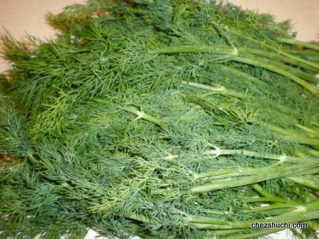 dill/ soya leaves